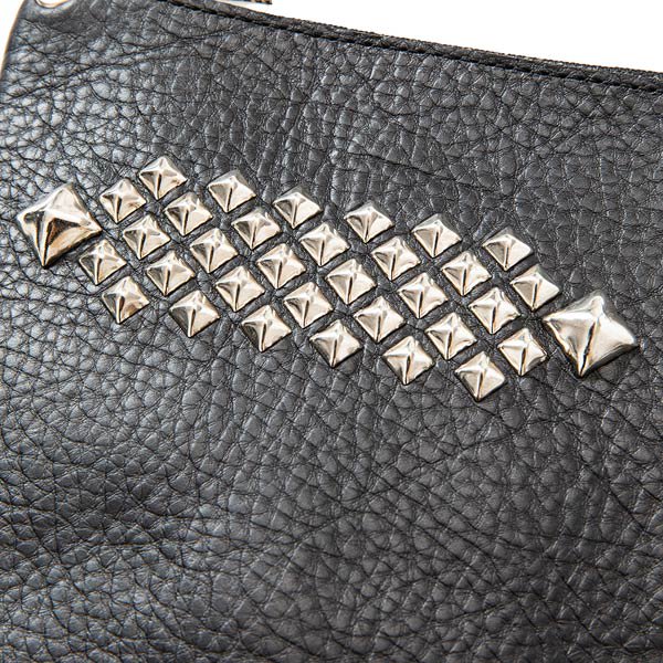 CALEE】STUDS LEATHER FLAT TYPE MULTI POUCH【ポーチ】 - ONE'S FORTE