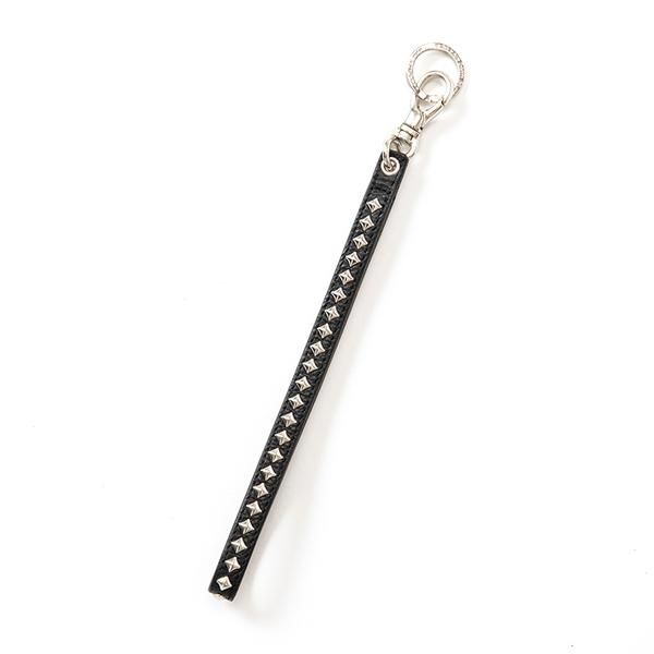 CALEE - × HIGH FIVE FACTORY LEATHER MULTI WRIST STRAP (BLACK