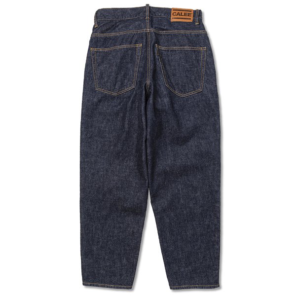 CALEE】VINTAGE REPRODUCT WIDE SILHOUETTE DENIM PANTS - ONE WASH ...