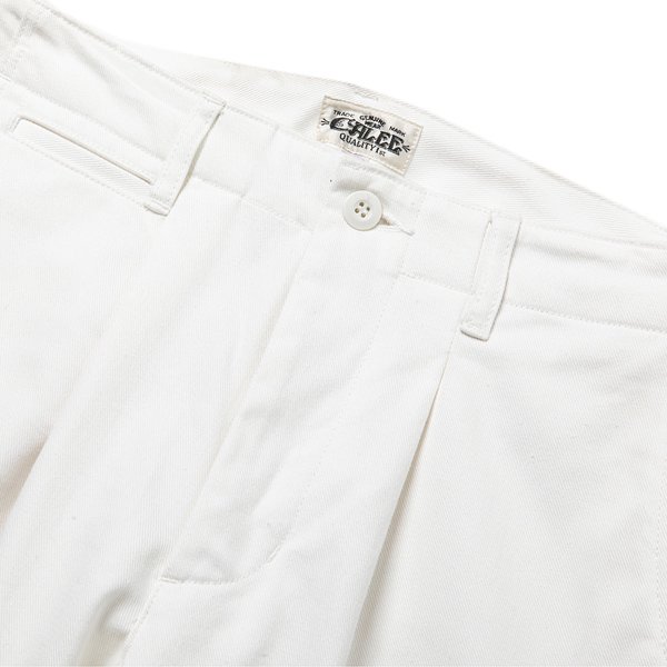 CALEE】VINTAGE TYPE CHINO CLOTH TUCK TROUSERS【チノトラウザー