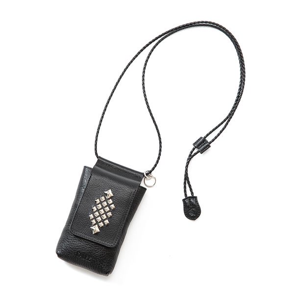 CALEE】STUDS LEATHER SMART PHONE SHULDER POUCH【ポーチ】 - ONE'S