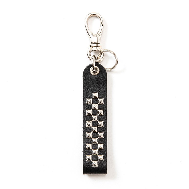 【CALEE 】STUDS LEATHER KEY RING Type E【キーリング】