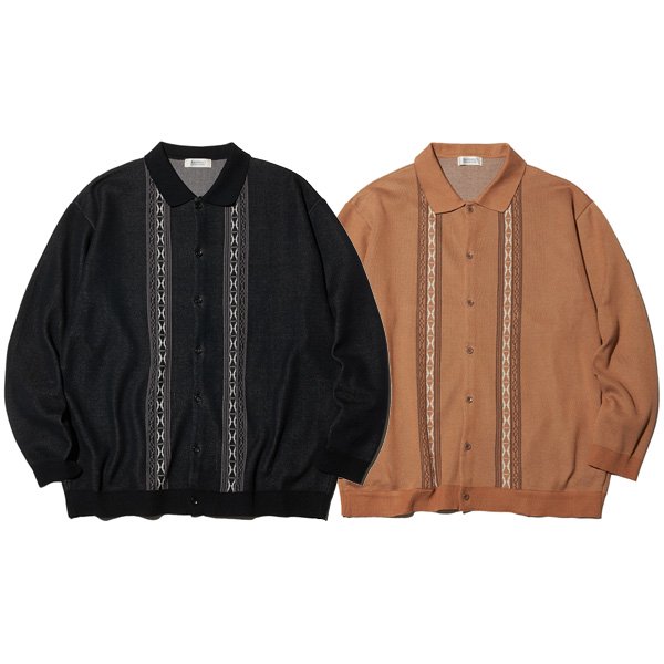 RADIALL/ラディアル】CURTIS - POLO SWEATER L/S【ニットシャツ