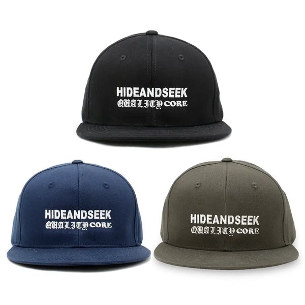 【HideandSeek】HS QC BASEBALL CAP【スナップバックキャプ】