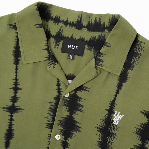HUF SEISMOGRAM RESORT SHIRT レーヨン 半袖シャツ HUF SEISMOGRAM RESORT SHIRT レーヨン 半袖シャツ HUF