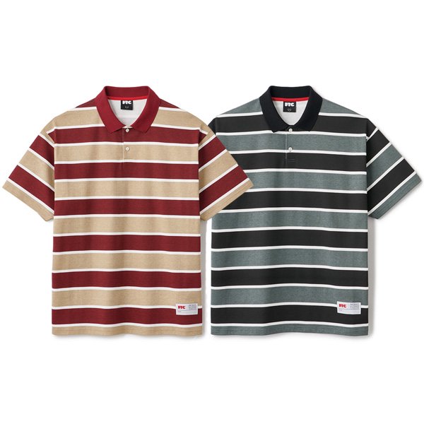 【FTC】PRINTED STRIPE POLO【ボーダーポロシャツ】