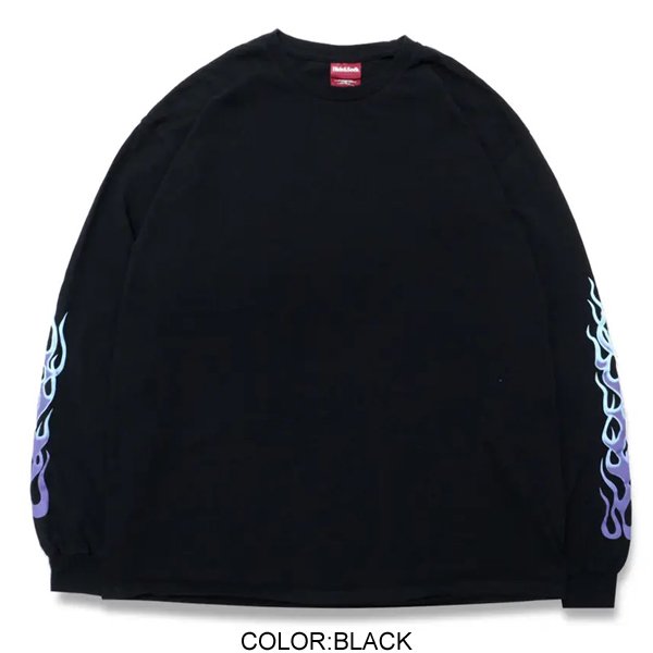 HideandSeek / ハイアンドシーク】FLAME L/S TEE 23AW【ロングスリーブ 