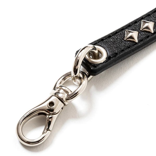 CALEE STUDS LEATHER WALLET CORD
