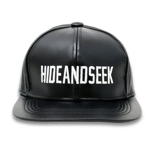 HideandSeek】LOGO BASEBALL CAP LEATHER【スナップバックキャプ