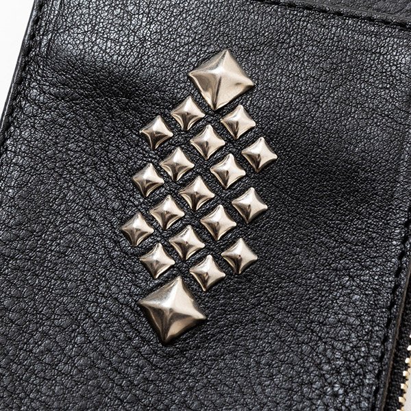 CALEE STUDS LEATHER MULTI POUCH ＜REGULAR＞