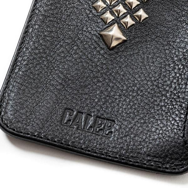CALEE】STUDS LEATHER MULTI POUCH ＜REGULAR＞【マルチポーチ