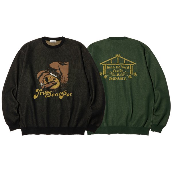 【RADIALL】COOKIE - CREW NECK SWEATER L/S【ニットセーター】