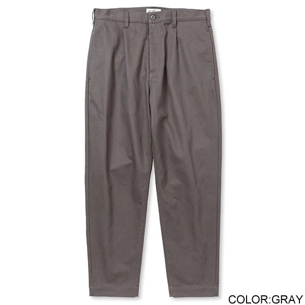 【CALEE】VINTAGE TYPE CHINO CLOTH TUCK TROUSERS【トラウザーパンツ】 - ONE'S FORTE WEB  SHOP
