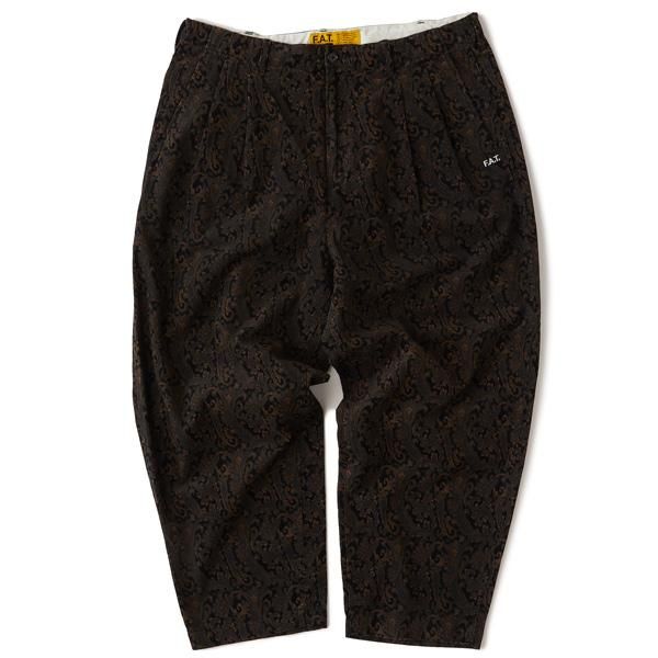 FAT コーデュロイパンツ　ブラック FAT】BAGGYSLEY PANTS【コーデュロイパンツ】 - ONE'S FORTE | ONLINE