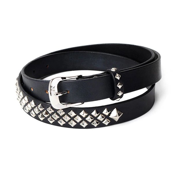 CALEE STUDS LEATHER NARROW BELT | スタッズベルト - ONE'S FORTE | ONLINE STORE