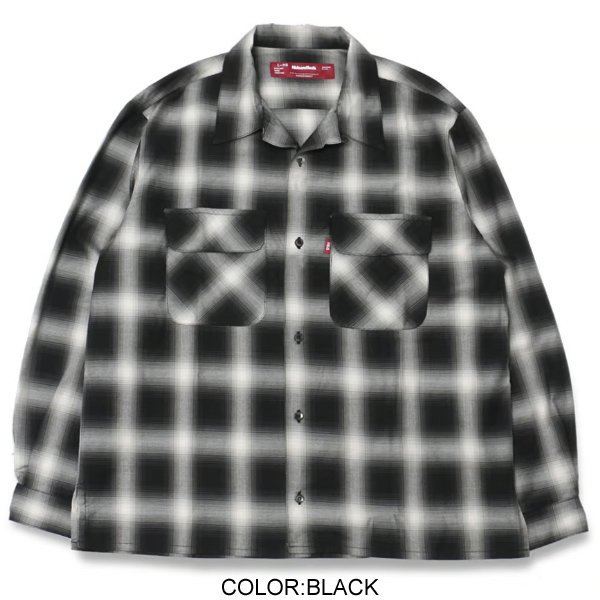 OMBRE CHECK L/S SHIRT | ハイアンドシーク オンブレチェックレーヨンシャツ - ONE'S FORTE | ONLINE  STORE