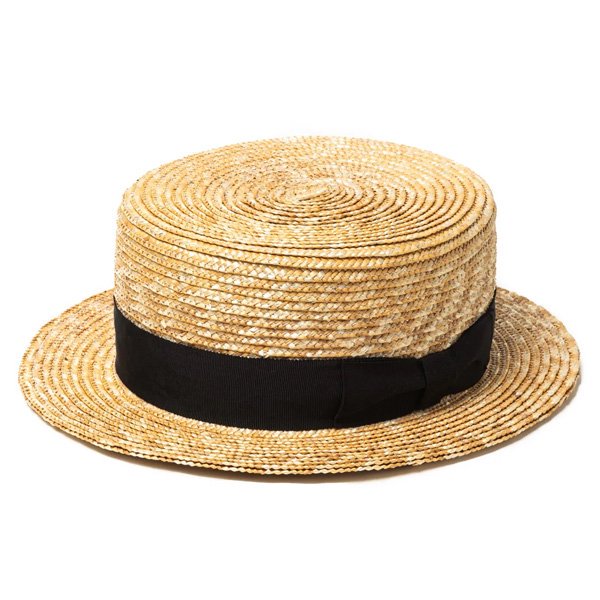 CALEE STRAW BOATER HAT | ストローボーター【カンカン帽】 - ONE'S FORTE | ONLINE STORE