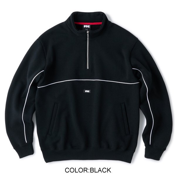 PIPING HALF ZIP SWEATSHIRT | FTC ハーフジップスウェット - ONE'S FORTE | ONLINE STORE