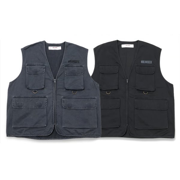 HideandSeekFISHING VEST (Pigment Dye)ڥեå󥰥٥ȡ