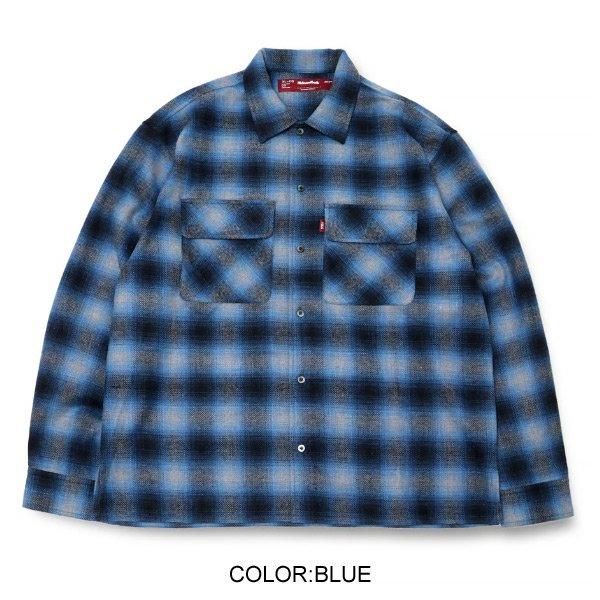 HideandSeek WOOL OMBRE CHECK SHIRT | ハイアンドシーク オンブレチェックネルシャツ - ONE'S FORTE |  ONLINE STORE