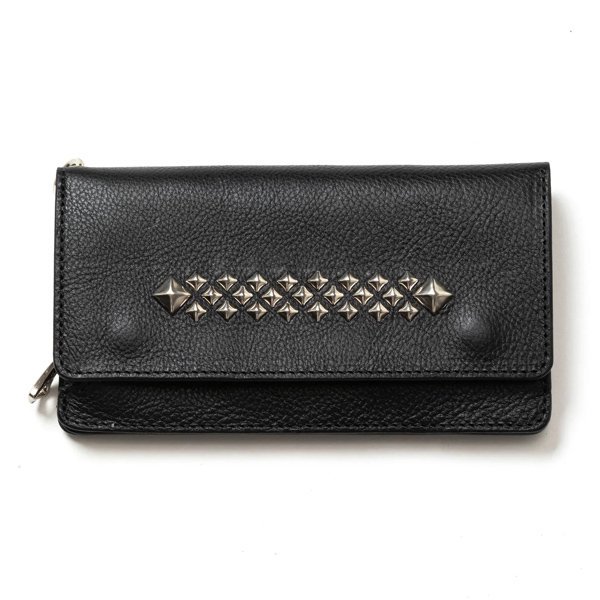 CALEE STUDS LEATHER LONG WALLETڥåȡ