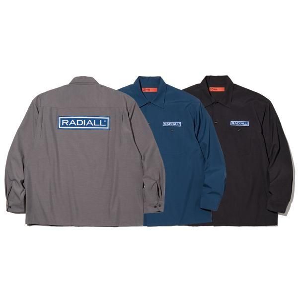 RADIALL/ǥWHEELS - REGULAR COLLARED SHIRT L/Sڥġ