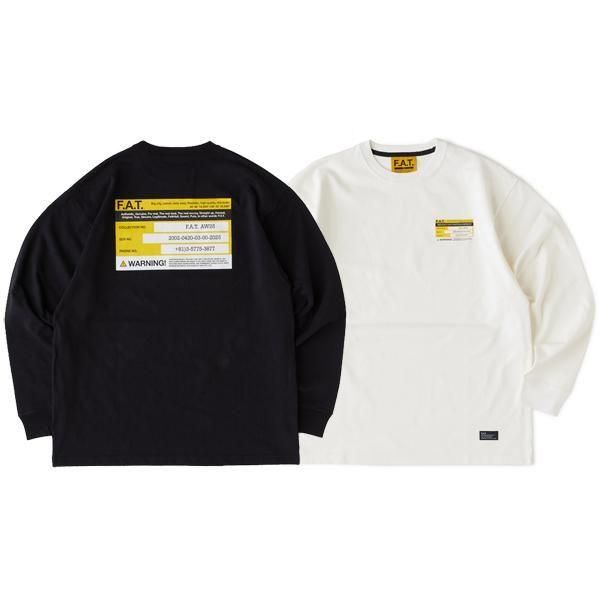 【FAT】WARNINTee L/S T-SHIRTS【ロングスリーブTシャツ】