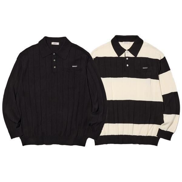 RADIALLSKUNK - POLO SWEATER L/Sڥåȥ˥åȡ