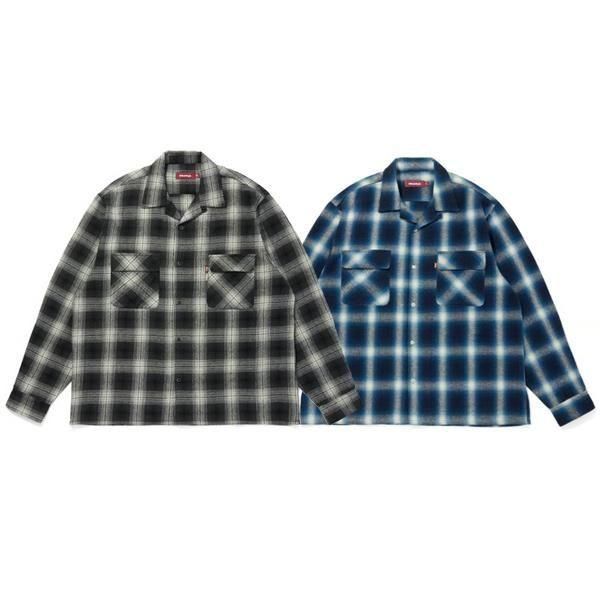 customer49406ハイドアンドシーク ネルシャツ HideandSeek OMBRE CHECK L/S SHIRTS | オンブレチェックシャツ
