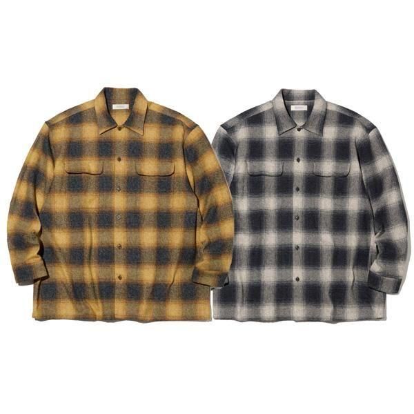 RADIALL/ǥSHORE - OPEN COLLARED SHIRT L/Sڥץ󥷥ġ