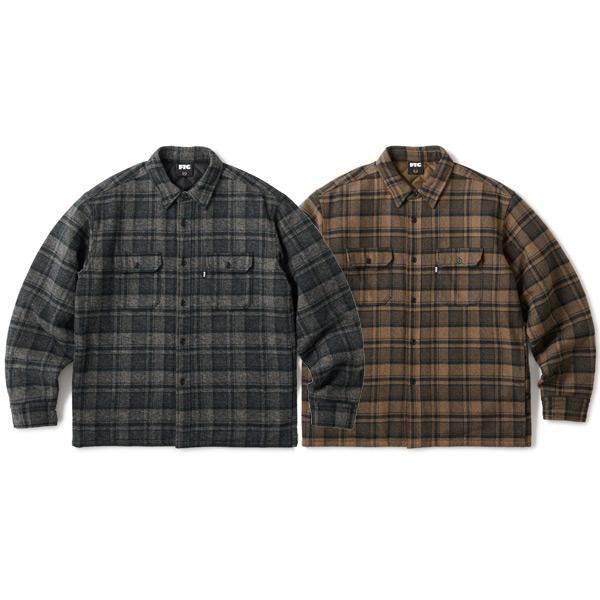 FTCQUILTED LINED PLAID NEL SHIRTڥĥ㥱åȡ