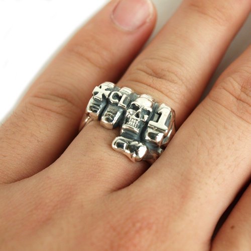 CALEE KNUCKLE RING (SILVER)