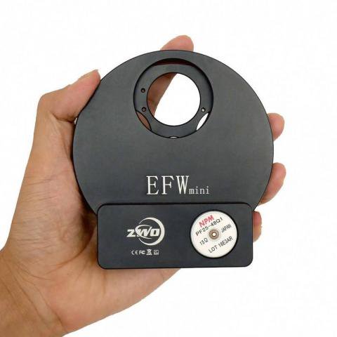 ZWO Mini電動式フィルターホイール　薄型USB, 5×1.25インチ,5×31mm用