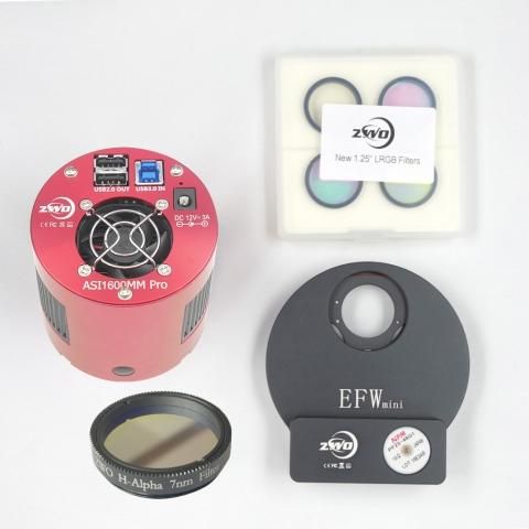 ASI1600MMPro+Miniե륿ۥ+1.25LRGB+HʥХɥե륿 å 