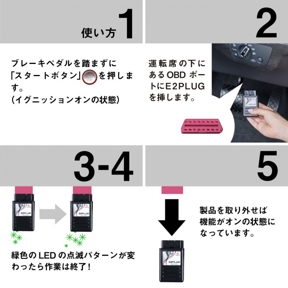 Audi アイドリングストップキャンセラー E2PLUG Type04