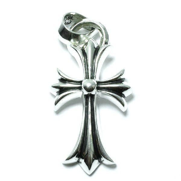 クロムハーツ CHクロス スモール ペンダント with ベイル / CHROME HEARTS Small CH cross Pendant