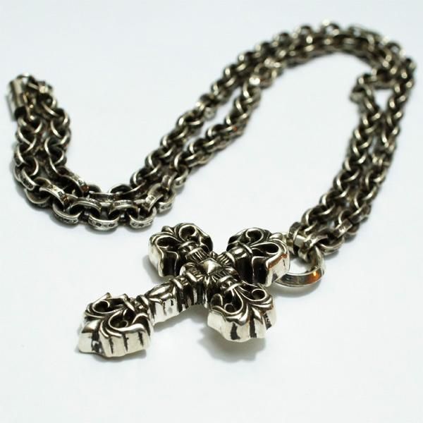 クロムハーツ ネックレス ぺーパーチェーン（20inch） フィリグリークロス / CHROME HEARTS filigree cross