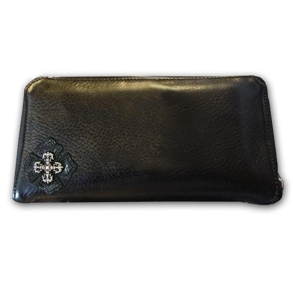 クロムハーツ フィリグリープラス 長財布 ヘビーレザー / CHROME HEARTS REC-F ZIP filigree plus wallet