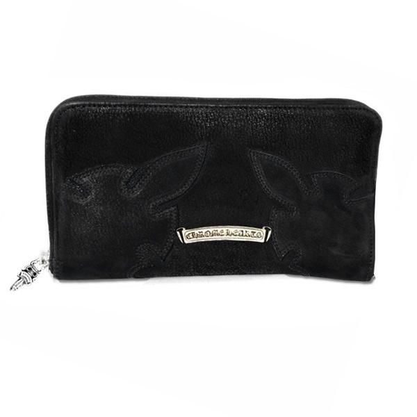 クロムハーツ 長財布 ダブルフレアニー デストロイレザー / CHROME HEARTS dubble Fleur Knee wallet -  クロムハーツ専門店【CHROME HEARTS】