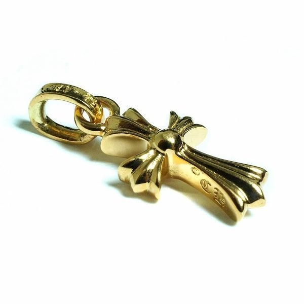 クロムハーツ CHクロス ベイビーファット 22K ゴールド チャーム / CHROME HEARTS baby fat 22k gold charm