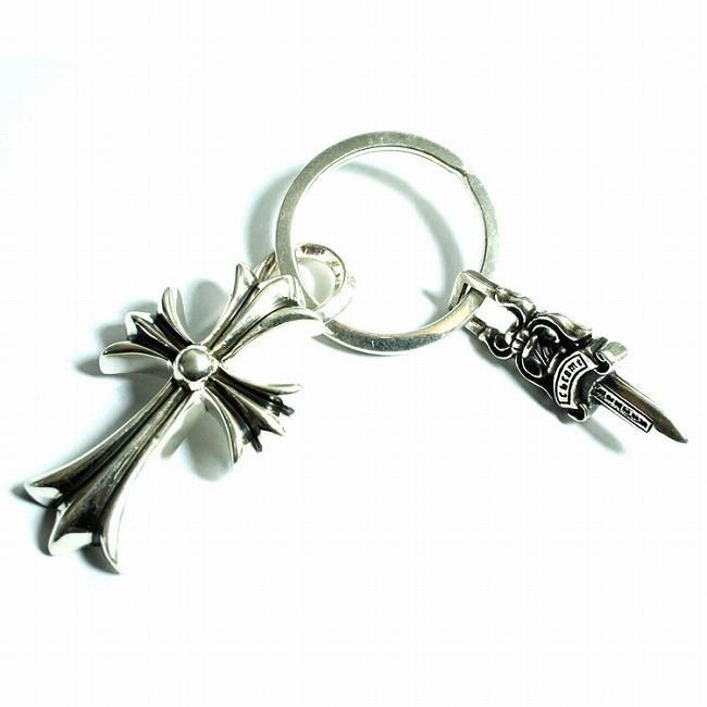 クロムハーツ キーリング スモール CHクロス × ダガー / CHROME HEARTS Key Ring CH Cross x Dagger