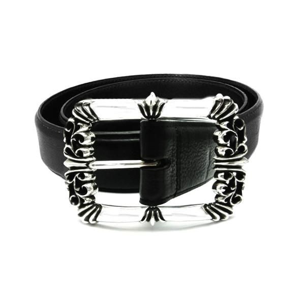 クロムハーツ レザーベルトOTJ フィリグリー 1.5in / CHROME HEARTS leather belt filigree 1.5 in