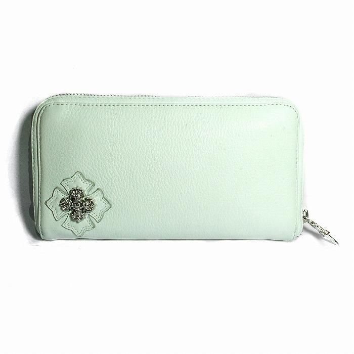 クロムハーツ 長財布 希少！ フィリグリープラス ホワイトレザー / CHROME HEARTS REC F ZIP long wallet