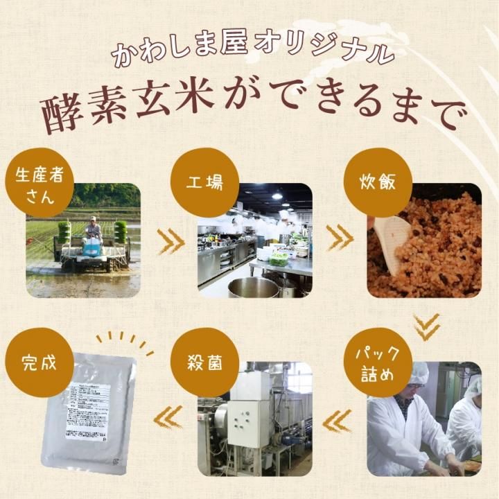 酵素玄米 低温熟成3日寝かせた玄米｜５タイプお試しセット 150g