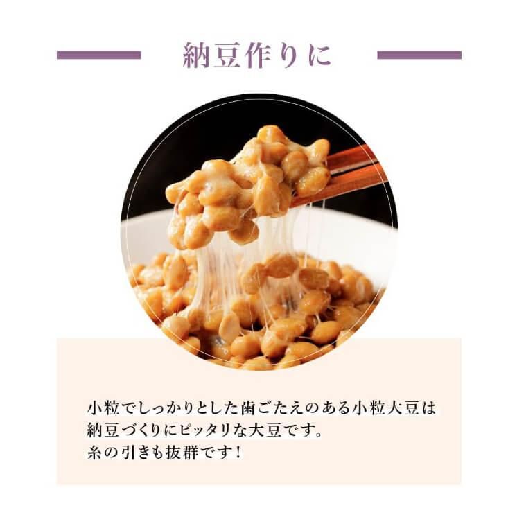 初回限定お1人様1袋限り】北海道産無農薬「小粒大豆」 500g
