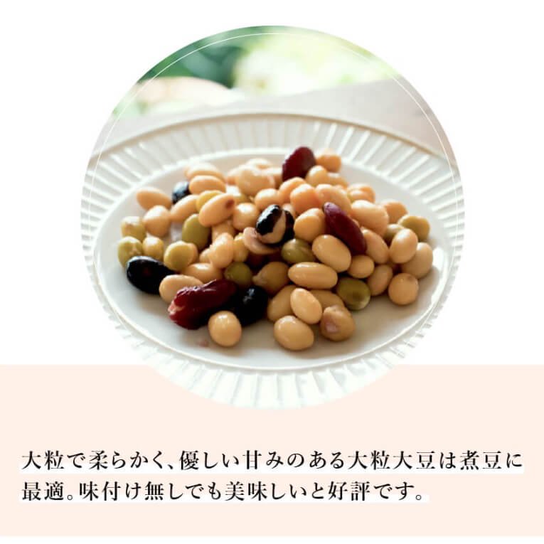 北海道産無農薬「大粒大豆」 5kg｜平譯農園-2023年秋収穫_t1