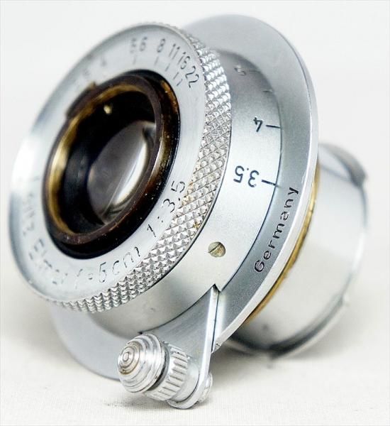 限定品】 5cm(50mm) Elmar Leitz 赤エルマー f3.5 レンズ(単焦点 