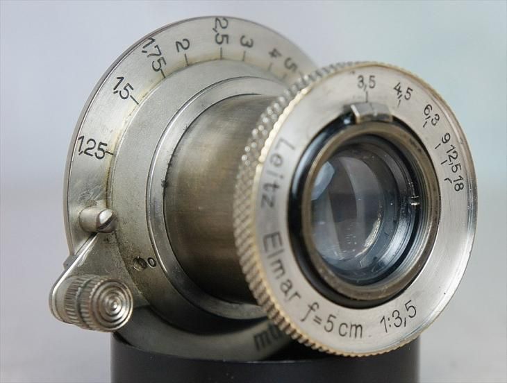 ♪味のある輝き♪ ニッケルエルマー（Elmar）50mmF3.5 整備済み