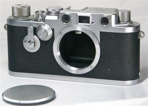 Leicaバルナックライカ Leica IIIf レッドダイヤル ボディと革ケースのみ