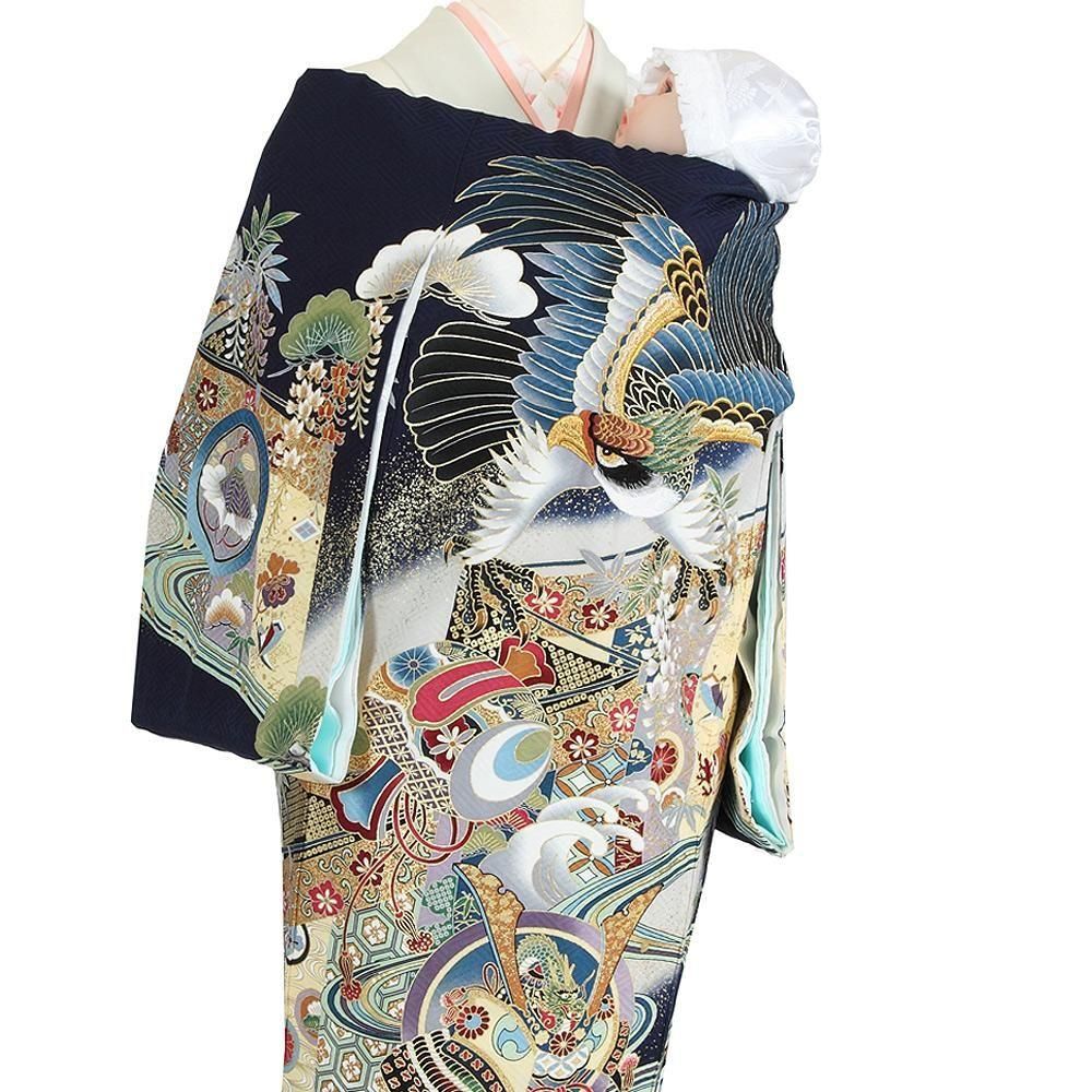 命名書プレゼント中／お宮参り着物、男児産着（初着）レンタル-京都